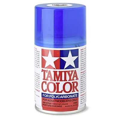 Immagine di TAMIYA Policarbonato PS 39 Traslucido Azzurro TAM86039 Lacca Primer &amp; Vernici, Blu, 1 Count (Pack of 1)