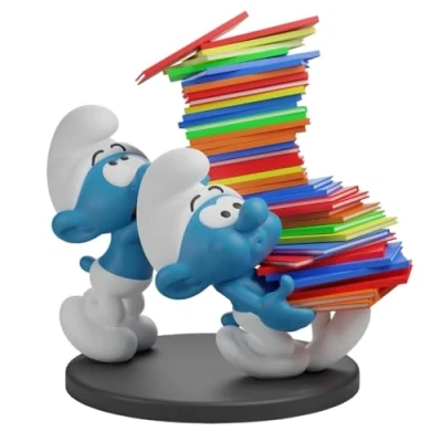 Immagine di MERCHANDISING LICENCE Collectable Figurine The Smurfs Album Stack