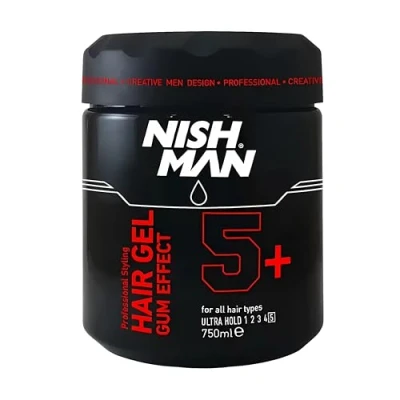 Immagine di NISHMAN 5+ Ultra Hold Styling Gel Gum Effect 750ml
