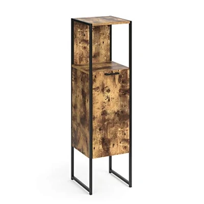 Immagine di Vicco mobiletto bagno Fyrk, Rovere rustico/Nero, 33 x 120.4 cm