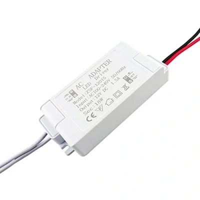 Immagine di CAM2 trasformatore LED 12 V 18 W, alimentatore di rete 1,25 A, 230 su DC, tensione costante, adattatore per lampade G4, MR11, GU5.3, MR16