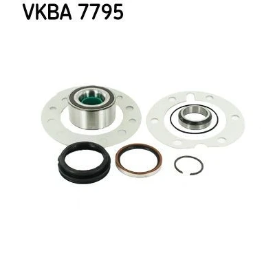 Immagine di SKF VKBA 7795 Kit cuscinetto ruota con sensore ABS integrato, guarnizione ad anello per alberi 82