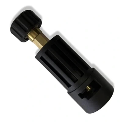 Immagine di M&amp;M Smartek Adattatore per compatibile con baionetta Kärcher IG su Nilfisk, Kranzle, Lavor, Parkside, STIHL, Black &amp; Decker, Easy!Lock TR22, Bosch, Alto AG (adattatore M22 IG)