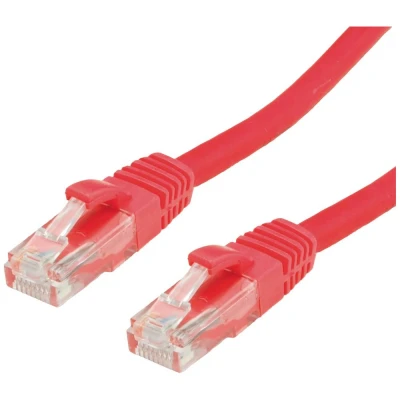 Immagine di Value 21.99.1429 RJ45 cavo di rete, patch CAT 6A U/UTP 20.00 m Rosso (chiaro) non schermato 1 pz.