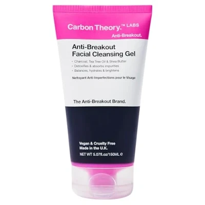 Immagine di Carbon Theory Charcoal Facial Cleansing WASH Detergente, Taglia: 150 ml,