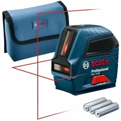 Immagine di Bosch Professional GLL 2 10 Laser a linee autolivellante, incl. custodia Raggio di azione (max.): m