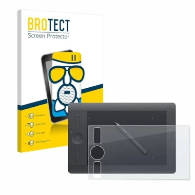 Immagine di brotect Pellicola Vetro Opaca per Wacom Intuos Pro S PTH 460 Protezione Schermo [Anti Riflesso, Durezza 9H]