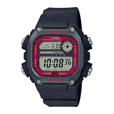 Immagine di Casio Orologio Digitale Quarzo da Donna con Cinturino in Plastica DW 291H 1BVCF