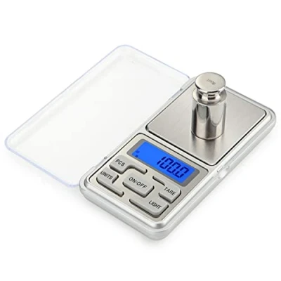 Immagine di Meichoon tasca scala gioielli digitale ad alta precisione Stadera 0,5 kilogram/500G (0.01g) Ricarico per e gemme piccola elettronica C32
