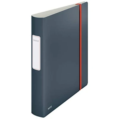Immagine di Leitz Active Raccoglitore con meccanismo a leva 180, Capacità 350 fogli, Formato A4, Dorso da 65 mm, Gamma Cosy, Grigio Velluto, 10390089