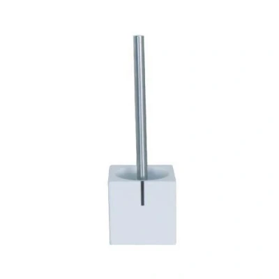 Immagine di MSV 140363 Scopino con MDF Stand/Acciaio Inossidabile White 9,69 x 36,5 cm