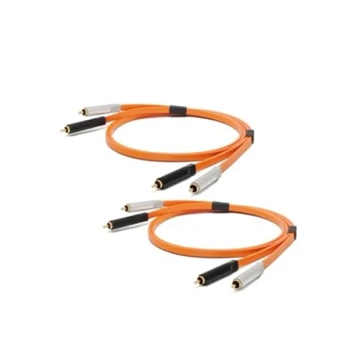Immagine di NEO by Oyaide d+ RCA (Classe A) DUO Cavo digitale ad alta velocità e resistente per DJ, musicisti produttori, 2 cavi da 1 metro, compatibile con tutti i dispositivi di ingresso