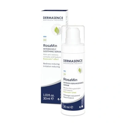 Immagine di DERMASENCE RosaMin Intensively Soothing Serum 30 ml, Siero viso ad azione lenitiva, acido ialuronico e principi attivi naturali, idratante per pelli sensibili