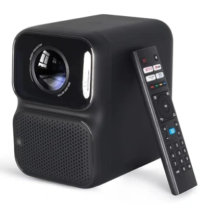Immagine di WANBO TT Portable Projector Netflix, Auto Focus Native 1080P 650 ANSI Home Video with 5G WiFi and Bluetooth, 4K Dolby Audio Supported Smart Mini Projector, HDR10, Digital Zoom (TT