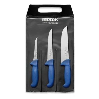 Immagine di Set 3 coltelli Dick, Blu Adatto per Zootecniche e Agricoltura