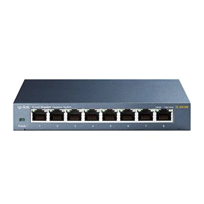 Immagine di TP LINK TL SG108 V4 Switch di rete 8 Porte 1 GBit/s