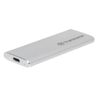 Immagine di Transcend ESD260C 1 TB SSD esterno USB C®, A Argento TS1TESD260C