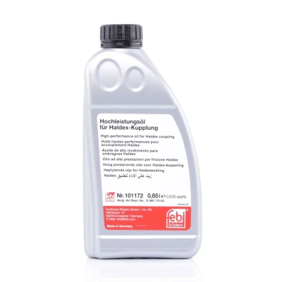 Immagine di FEBI BILSTEIN 101172 Olio Haldex 0,85 AUDI: A3 Sportback, Hatchback, TT Coupe, VOLKSWAGEN: Tiguan I, Passat B6 Variant, B7 Variant