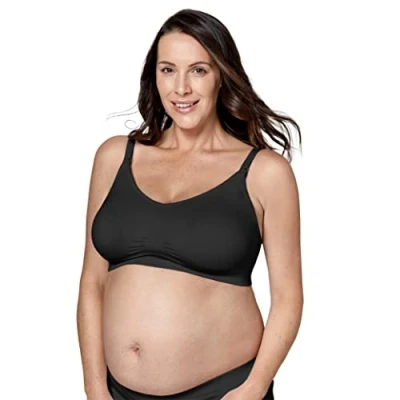 Immagine di Medela Reggiseno Keep Cool per Gravidanza e Allattamento Senza Cuciture con 6 Zone Traspiranti, Tessuto Morbido ed Elastico Sostegno Extra