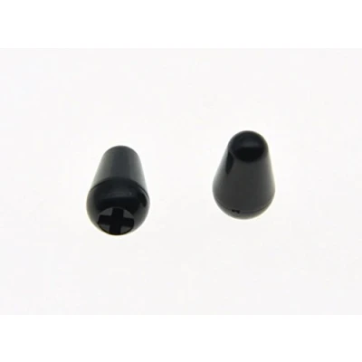 Immagine di Dopro 2 pz Chitarra 5 Vie Pickup Interruttore Punta Tappo Manopola per USA FD Strat/Tele/Stratocaster Nero