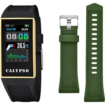 Immagine di CALYPSO Orologio Modello K8502 / 4 della Collezione SMARTWATCH, Cassa 23,80/41,30 mm con Cinturino in caucciù Nero da Donna K8502/4