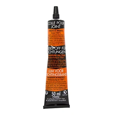 Immagine di Pyro Feu 24931 12 Colla Refrattaria 1.100ºC 50 ml, Nero