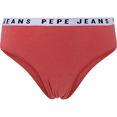 Immagine di Pepe Jeans Solid Brazilian, Intimo in Stile Bikini Donna, Rosso (Red),XS