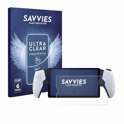 Immagine di savvies (6 Pezzi Pellicola Protettiva per Sony Playstation Portal Protezione Schermo Trasparente