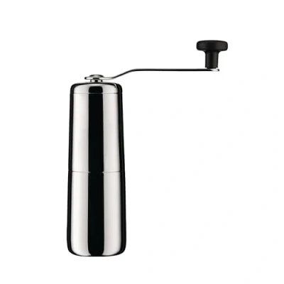 Immagine di Alessi Slow coffee KT01 Macinacaffè di Design, in Acciaio Inossidabile 18/10 con Pomolo Resina Termoplastica