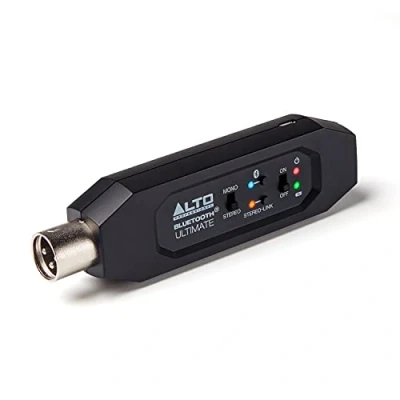 Immagine di Alto Professional Bluetooth Ultimate Ricevitore stereo ricaricabile con doppia presa XLR per mixer, sistemi audio e PA attivi
