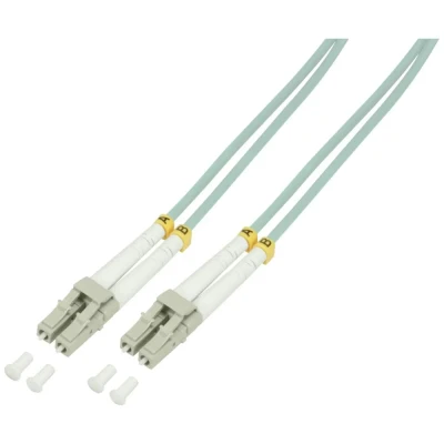 Immagine di Cavo LogiLink FP3LC00 Fibra ottica [1x Spina LC 1x LC] 50/125 µ Multimode OM3 0.50 m