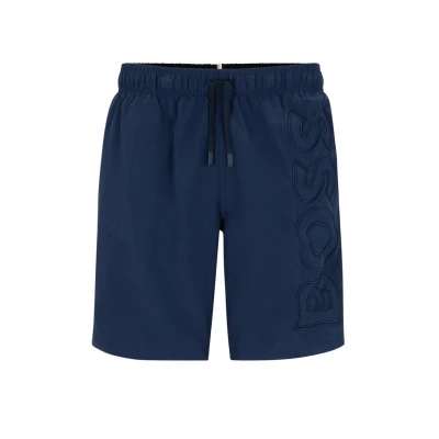 Immagine di BOSS Whale Shorts da mare, Uomo, Taglia: Small, Navy