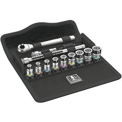 Immagine di Wera 8100 SA 12 HF Zyklop Kit di chiavi a bussola metrico 1/4 (6.3 mm) 13 parti 05003756001