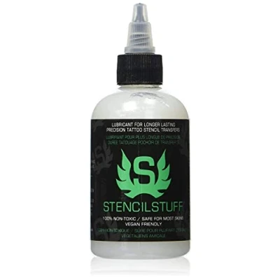 Immagine di ELEMENT TATTOO SUPPLY 4oz Stencil Stuff Thermal Transfer Solution Bottle Application by 2020 Co.
