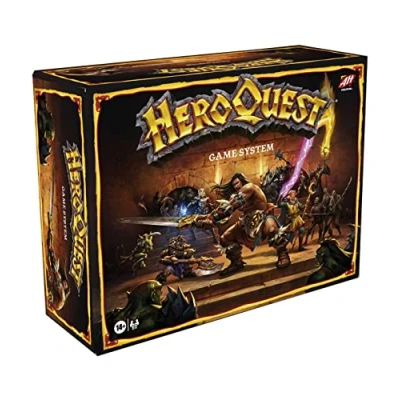 Immagine di Hasbro Gaming Avalon Hill HeroQuest Game System, Fantasy Miniature Dungeon Crawler Gioco di Avventura da tavolo, Età 14 e 2 5 Giocatori