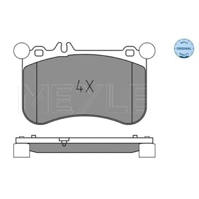 Immagine di MEYLE 025 252 1917 Kit pastiglie freno ORIGINAL Quality Assale anteriore Predisposto per contatto segnalazione usura con lamierino anticigolío