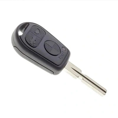 Immagine di JONGO Guscio Chiave di Ricambio con Lama Compatibile BMW Serie 3 (E36, E46), 5 (E39), 7 (E38) e Z3 Custodia Plip Macchina Telecomando Pulsanti