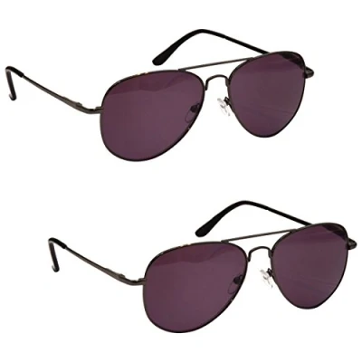 Immagine di Uv Reader Pistola Grigio Metallizzato Lettori Sole Valore 2 Pacco Uv400 Uomo Donna Ss8 7 +2,00 70 Gr