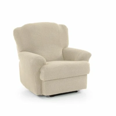Immagine di SOFASKINS® Fodera per poltrona relax reclinabile, super elastica, copridivano dal design esclusivo, traspirante e resistente, facile da posizionare. Misura 70 90 cm. Colore Beige