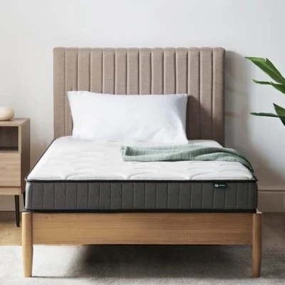 Immagine di Zinus Materasso Ibrido, Memory Foam Poliestere, Bianco, Doppio