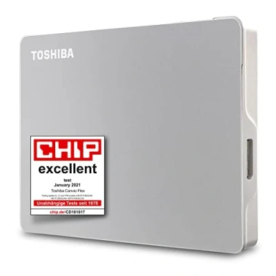 Immagine di Toshiba Canvio Flex 1 TB Hard Disk esterno da 2,5 USB 3.2 (Gen 1x1) Argento HDTX110ESCAA