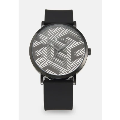 Immagine di Guess Bossed Orologio, Uomo, Taglia: One Size, Grey/black