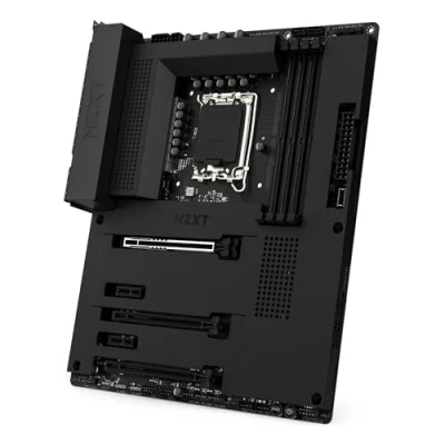 Immagine di NZXT Scheda madre N7 Z790 Z79XT W1 chipset Intel (supporta CPU di 12a 13a e 14a generazione) ATX Gaming Schermo I/O integrato connettività WiFi 6E Bluetooth Nero