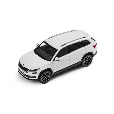 Immagine di Skoda 565099300S9R Kodiaq Modellino Auto in Scala 1:43, Colore: Bianco Metallizzato