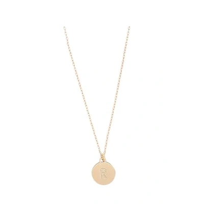 Immagine di Kate Spade New York, Collana con piccolo ciondolo a forma di R, oro
