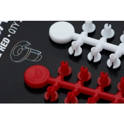 Immagine di Floss Caps White/Red