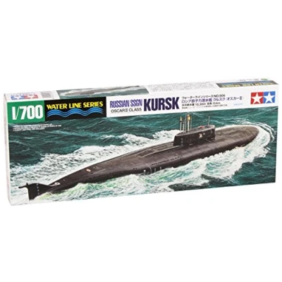 Immagine di Tamiya 31906 1/700 Modellino Sottomarino WL Russian SSGN Kursk (Importato da Giappone)