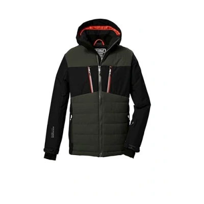 Immagine di killtec Bambini e ragazzi Giacca da sci/giacca funzionale con cappuccio paraneve chiusura a cerniera KSW 385 BYS SKI JCKT, dunkelnavy, 128, 42242 000