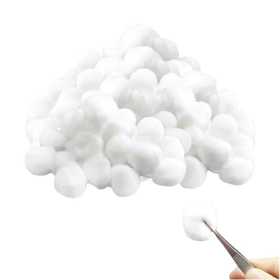 Immagine di 300 palline di cotone, cotone sgrassanti, assorbenti, bianche, che possono essere utilizzate per la rimozione del trucco
