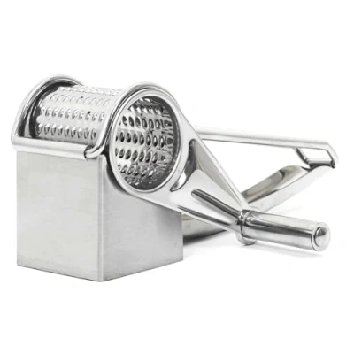 Immagine di COOK CONCEPT, KU6648, Grattugia Manuale in Acciaio Inox, Design Moderno ed Elegante, Facile da Usare e Pulire, Dimensioni compatte 20x6x8 cm, Colore Argento